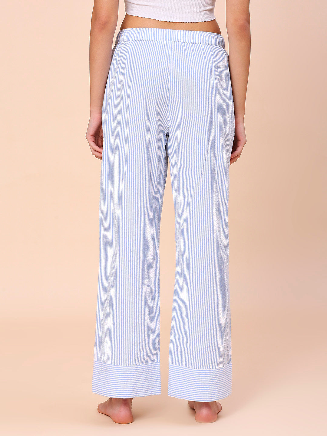 SEERSUCKER STRIPED PJ'S