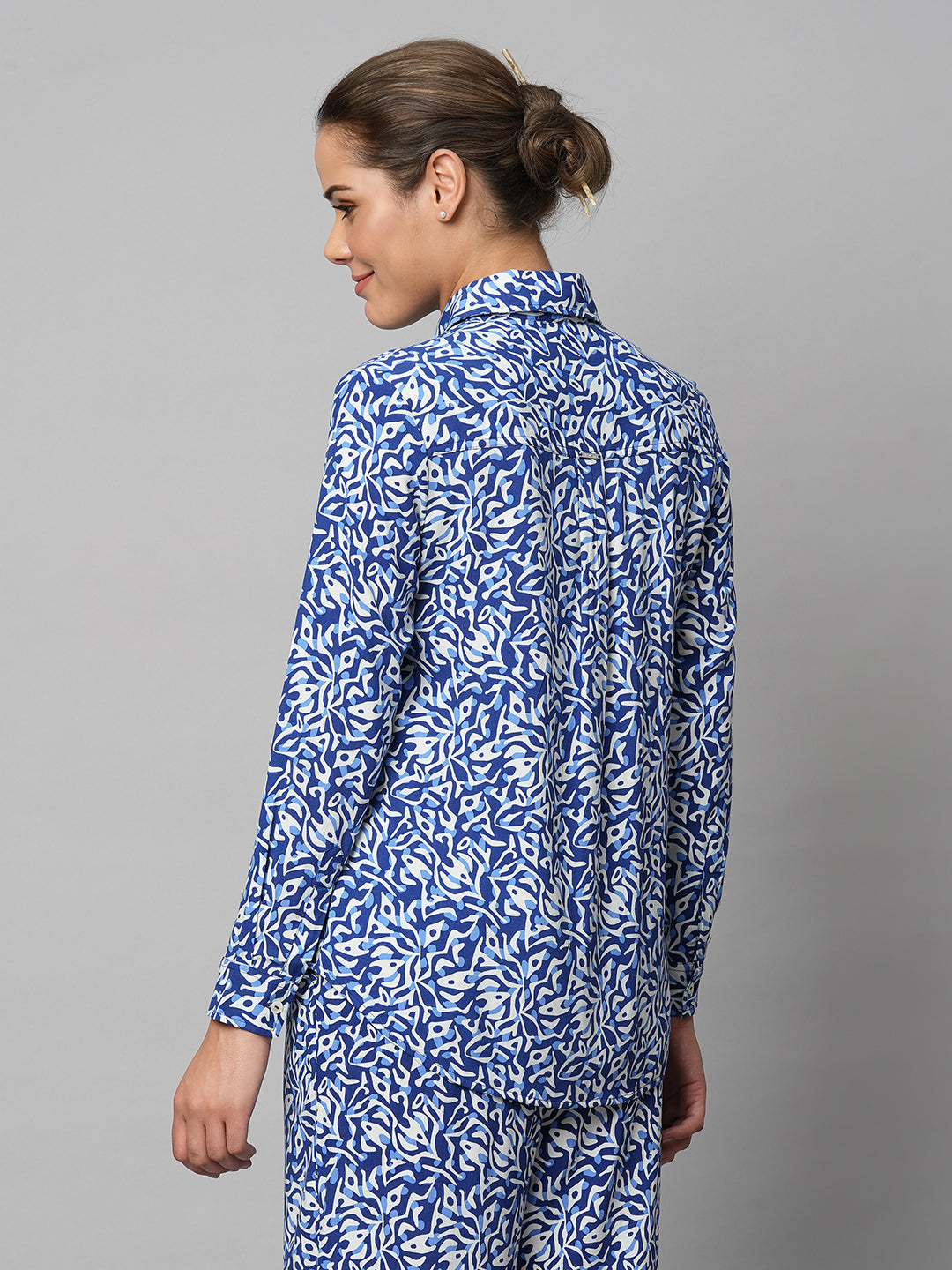 Rayon Printed Fluid Shirt