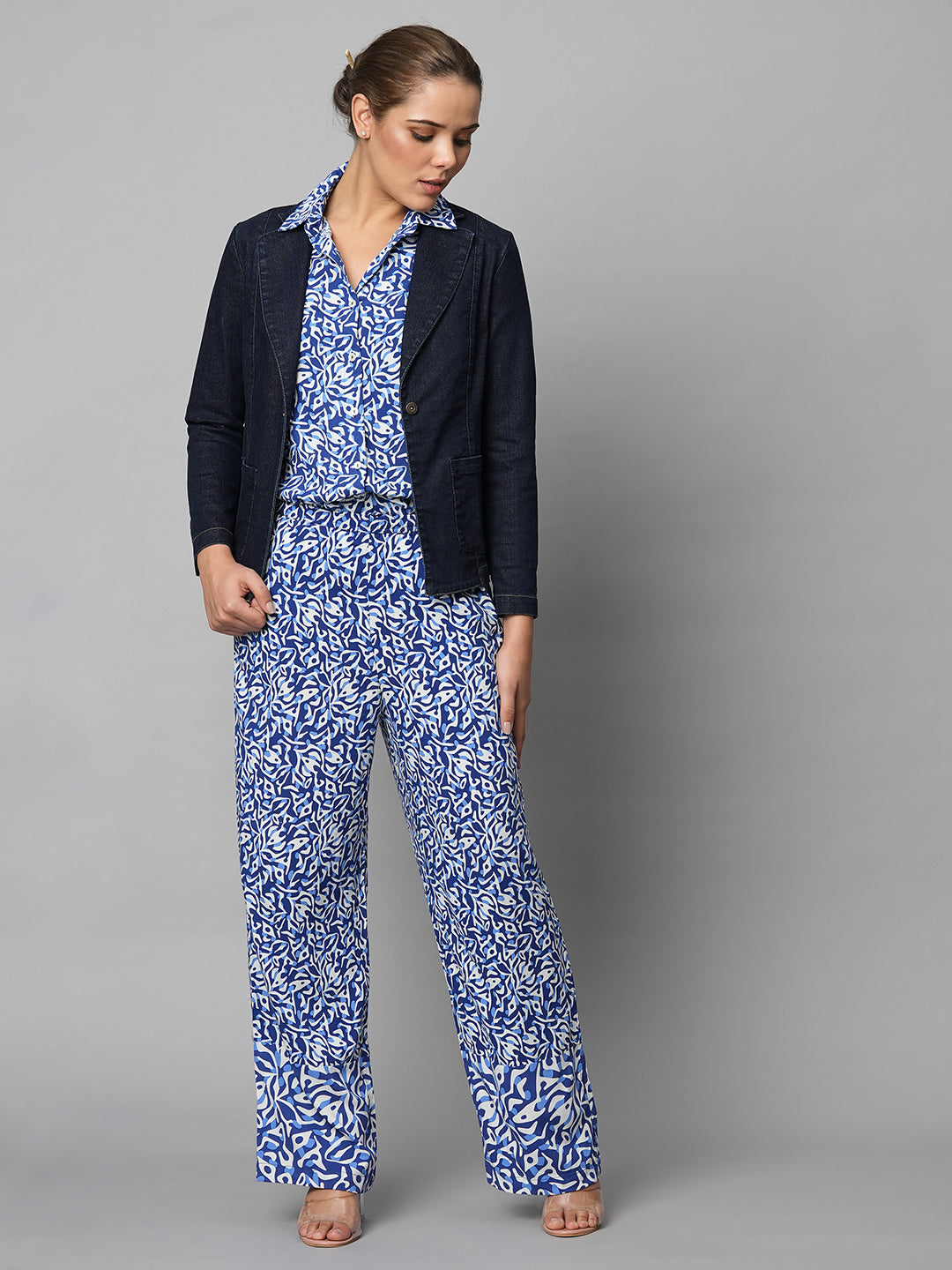 Rayon Printed Fluid Shirt