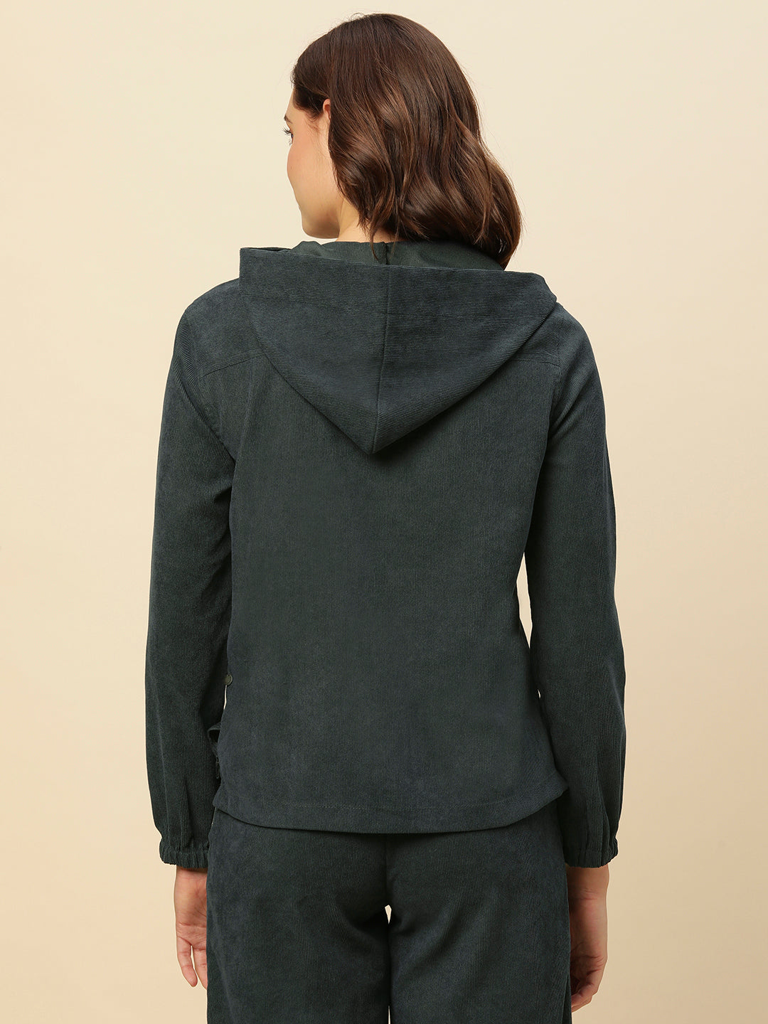 LIGHT WEIGHT CORDUROY HOODIE