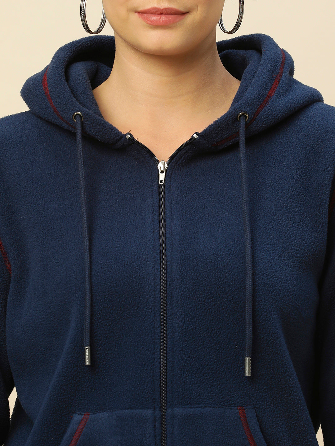 POLAR FLEECE HOODIE W/ KANGAROO POCKET