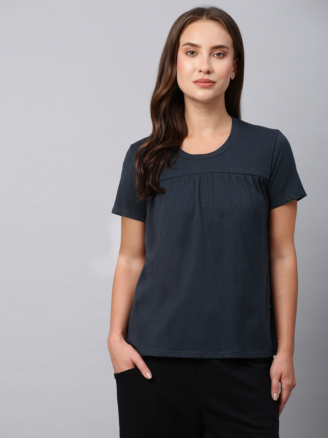 Cotton Jersey Basque Swing Tee