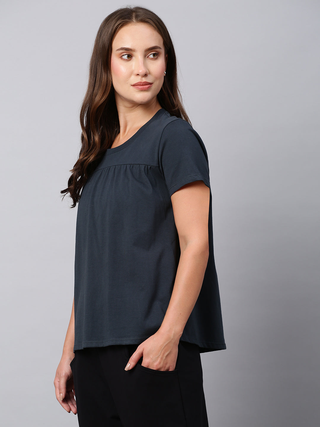 Cotton Jersey Basque Swing Tee