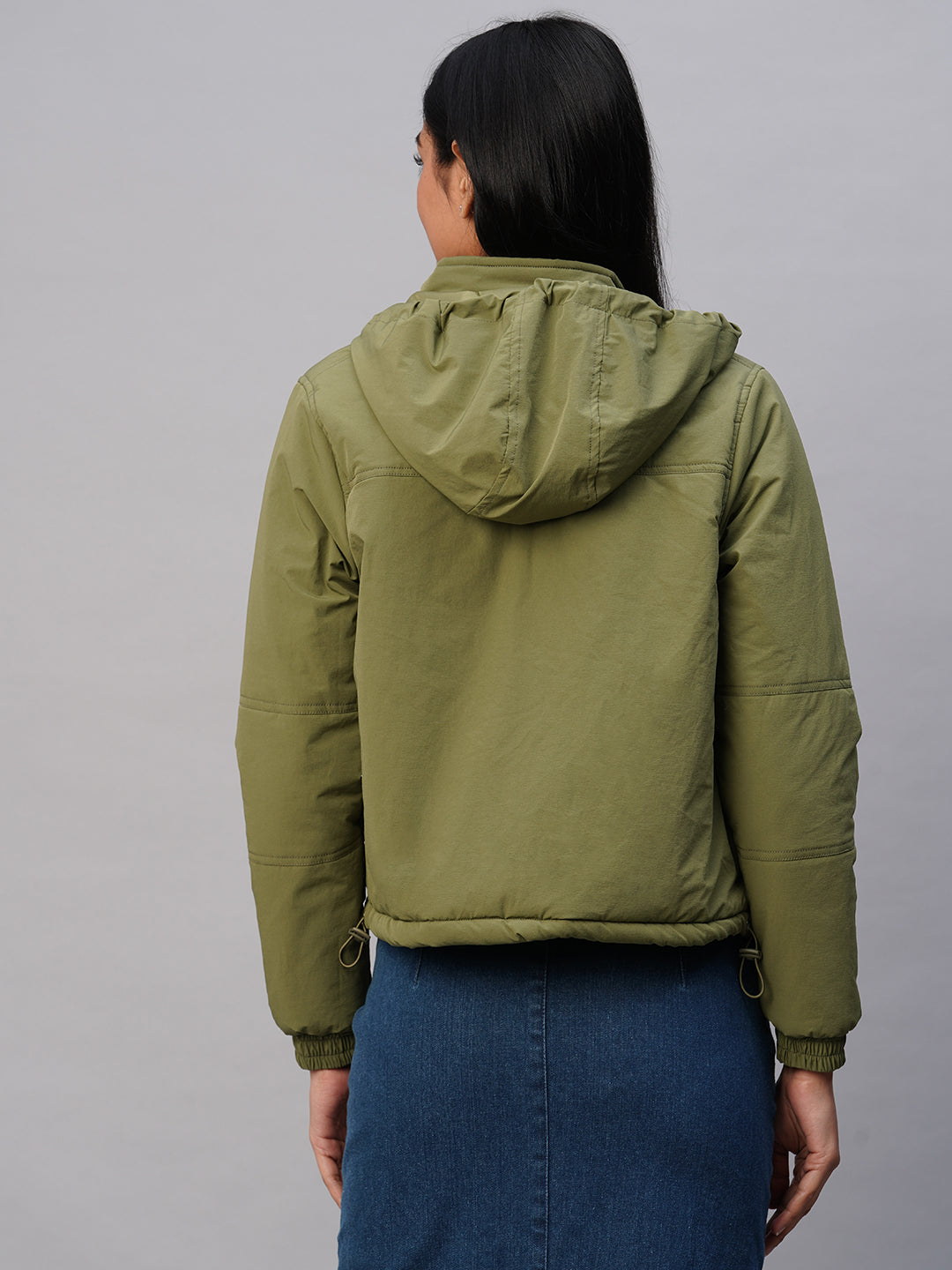 LINED BOMBER W/ HOODIE
