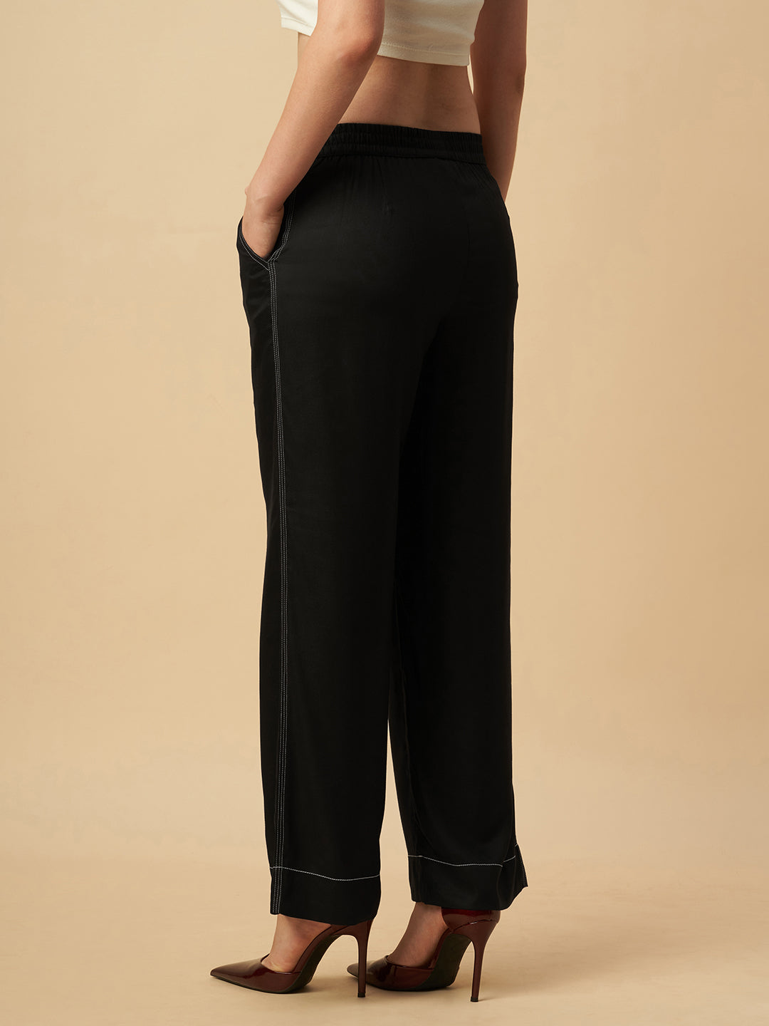 RAYON TWILL LOUNGE PANTS