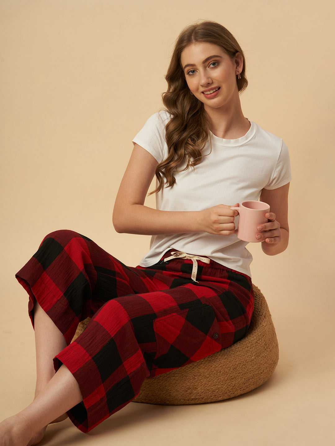 PLAID CARGO POCKET PJ'S