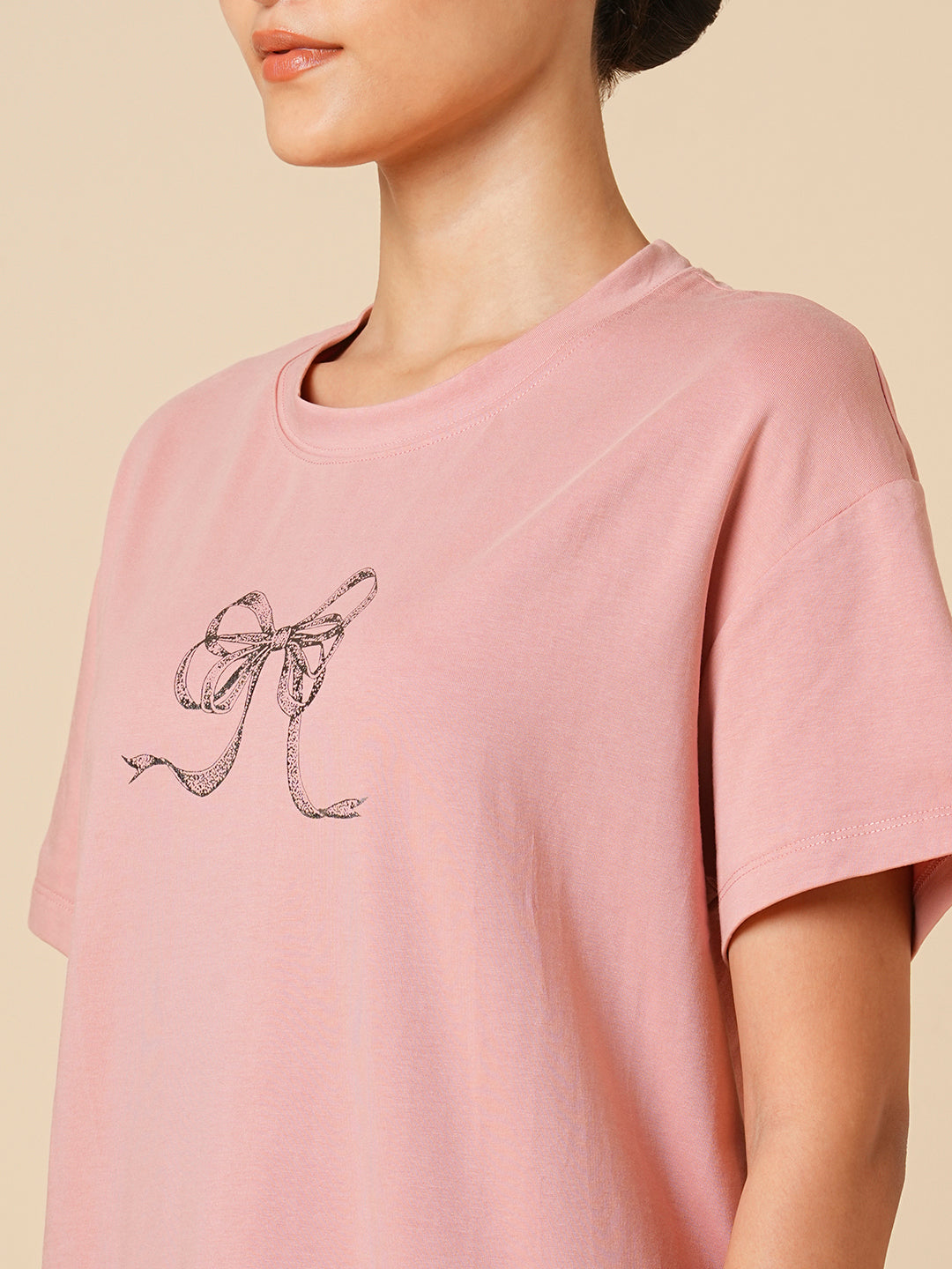 CHEMISTRY GRAPHIC PRINTED COTTON TEE DRESS