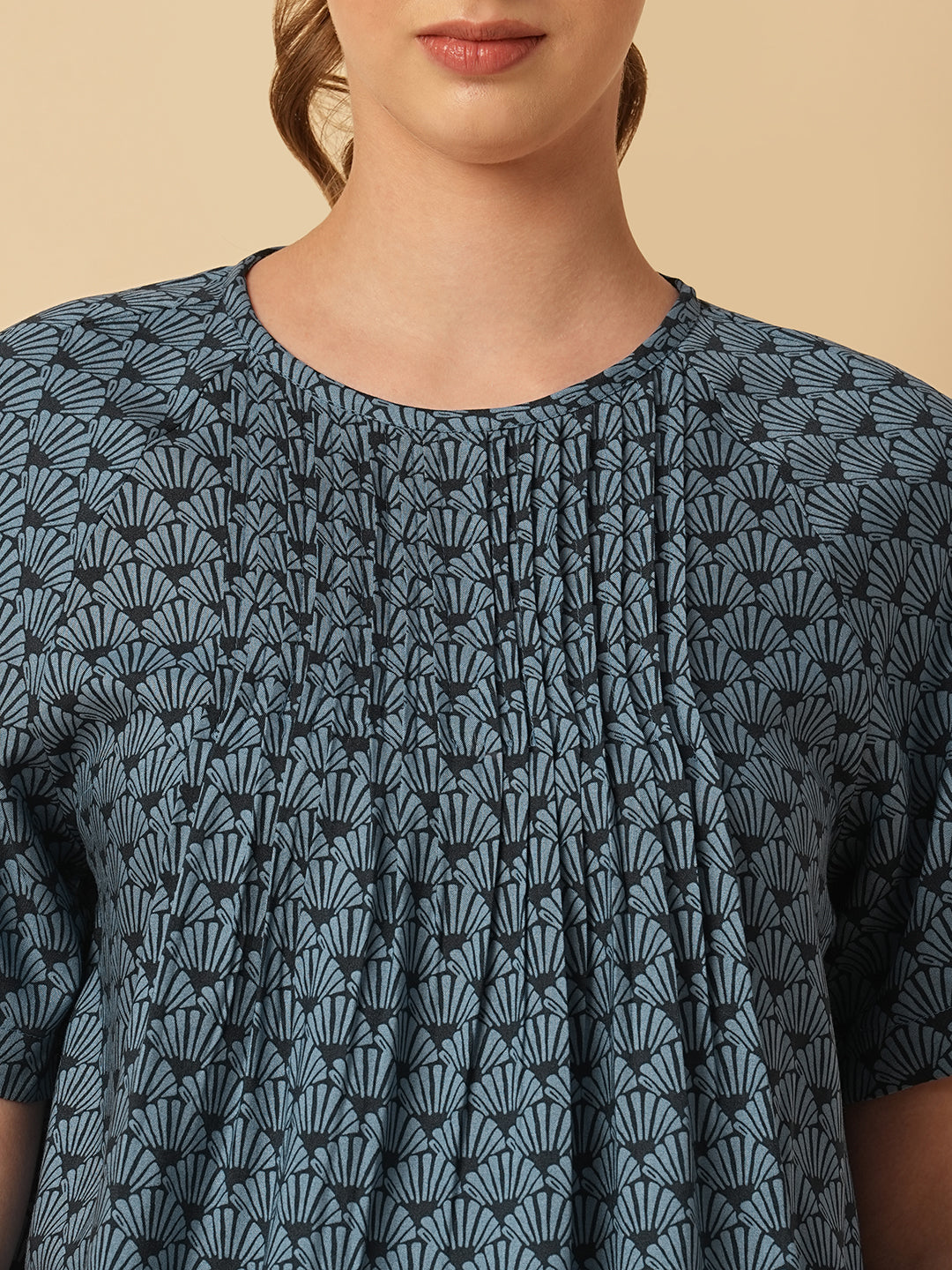 PRINTED VISCOSE LOUNGE SET