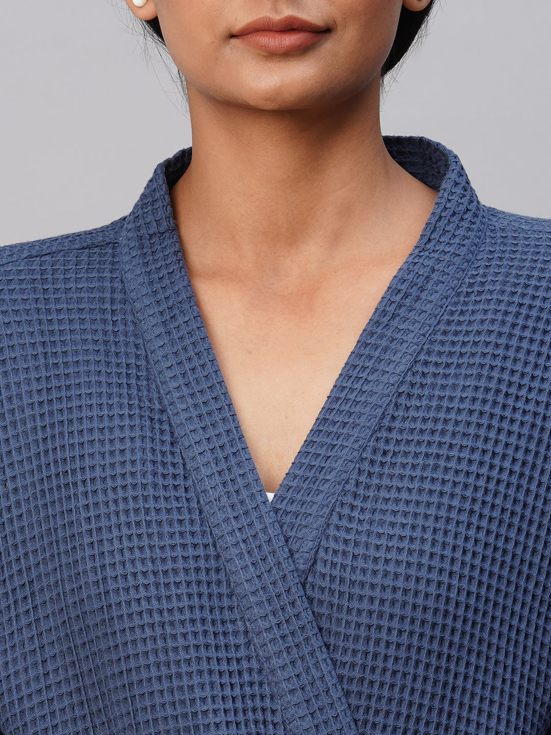 Waffle Knit Bathrobe