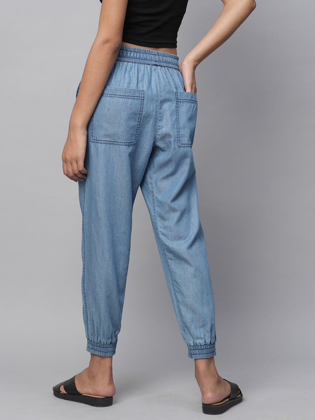 Light Weight Cotton Tencel Denim Jogger