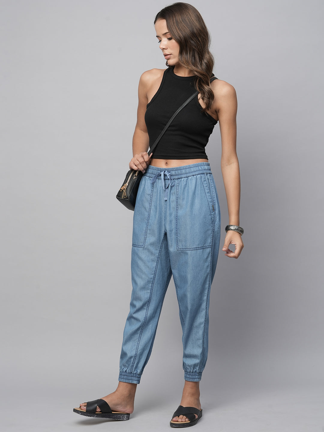 Light Weight Cotton Tencel Denim Jogger