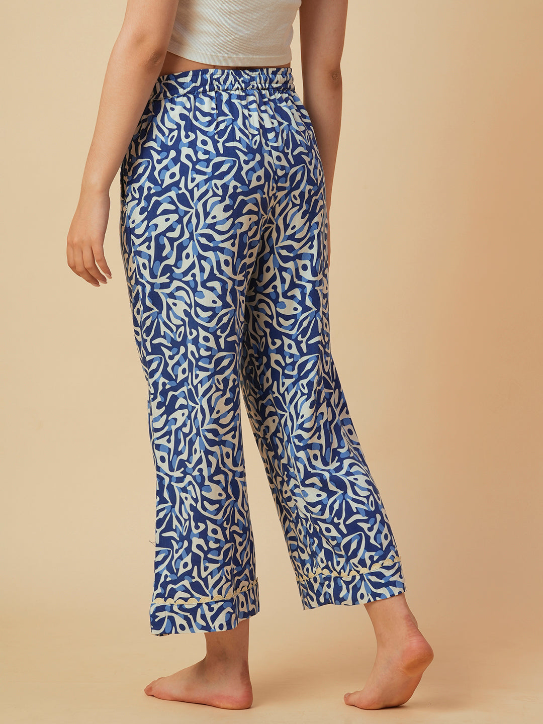 ABSTRACT PRINTED VISCOSE PJ'S