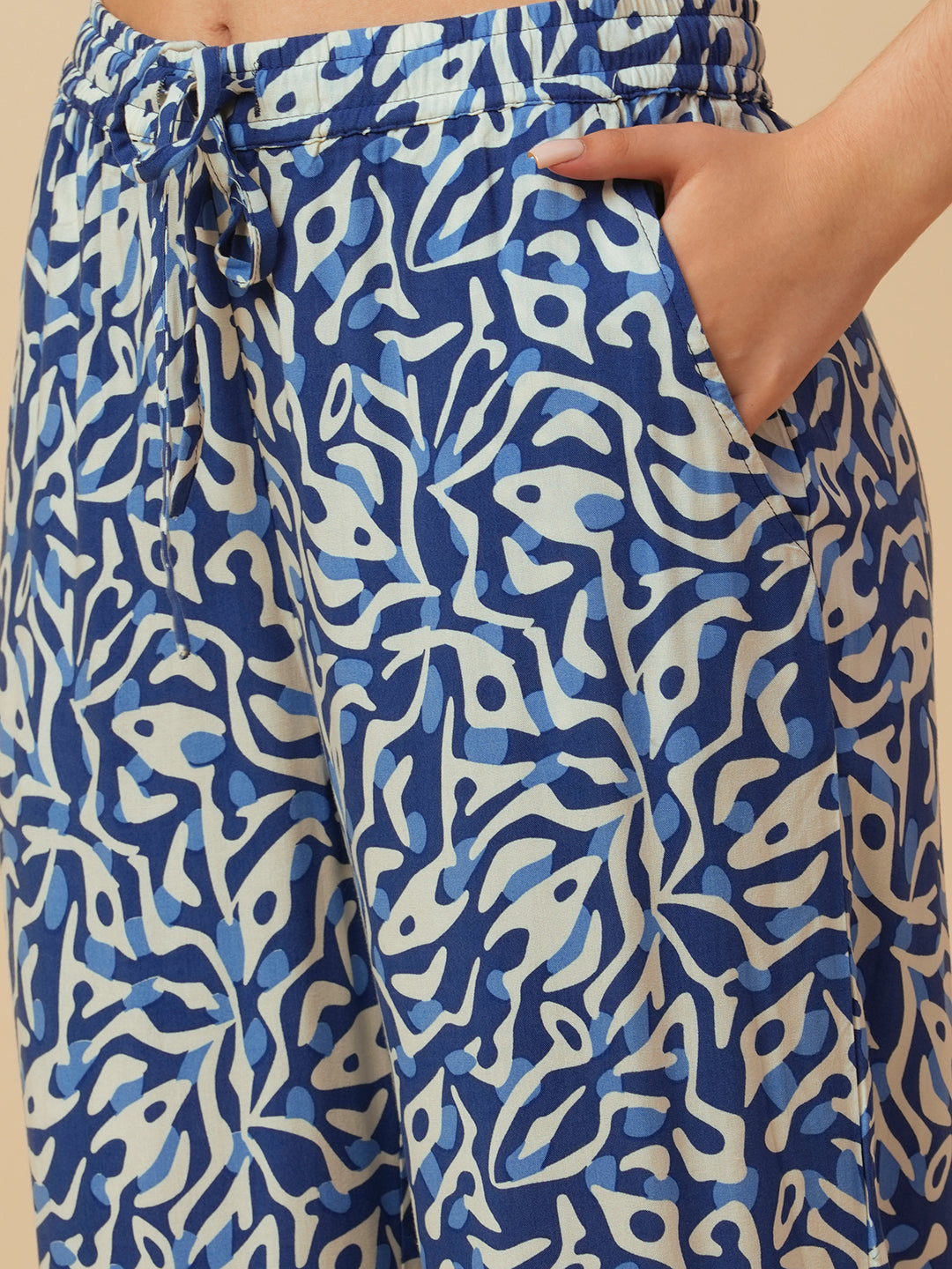 ABSTRACT PRINTED VISCOSE PJ'S