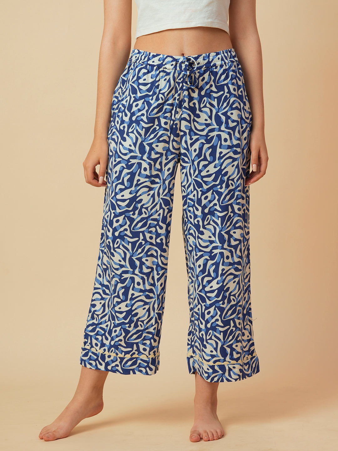ABSTRACT PRINTED VISCOSE PJ'S