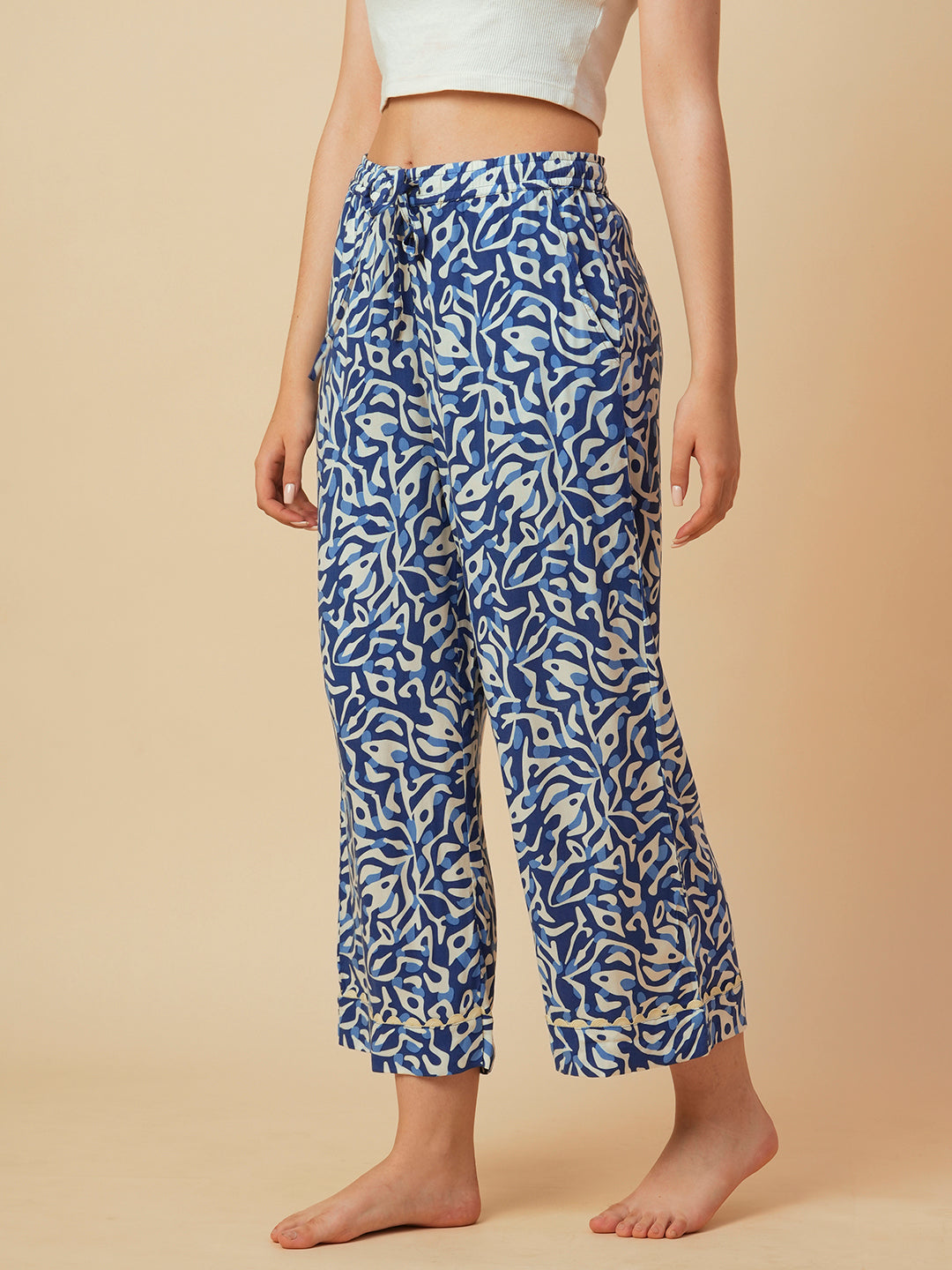 ABSTRACT PRINTED VISCOSE PJ'S