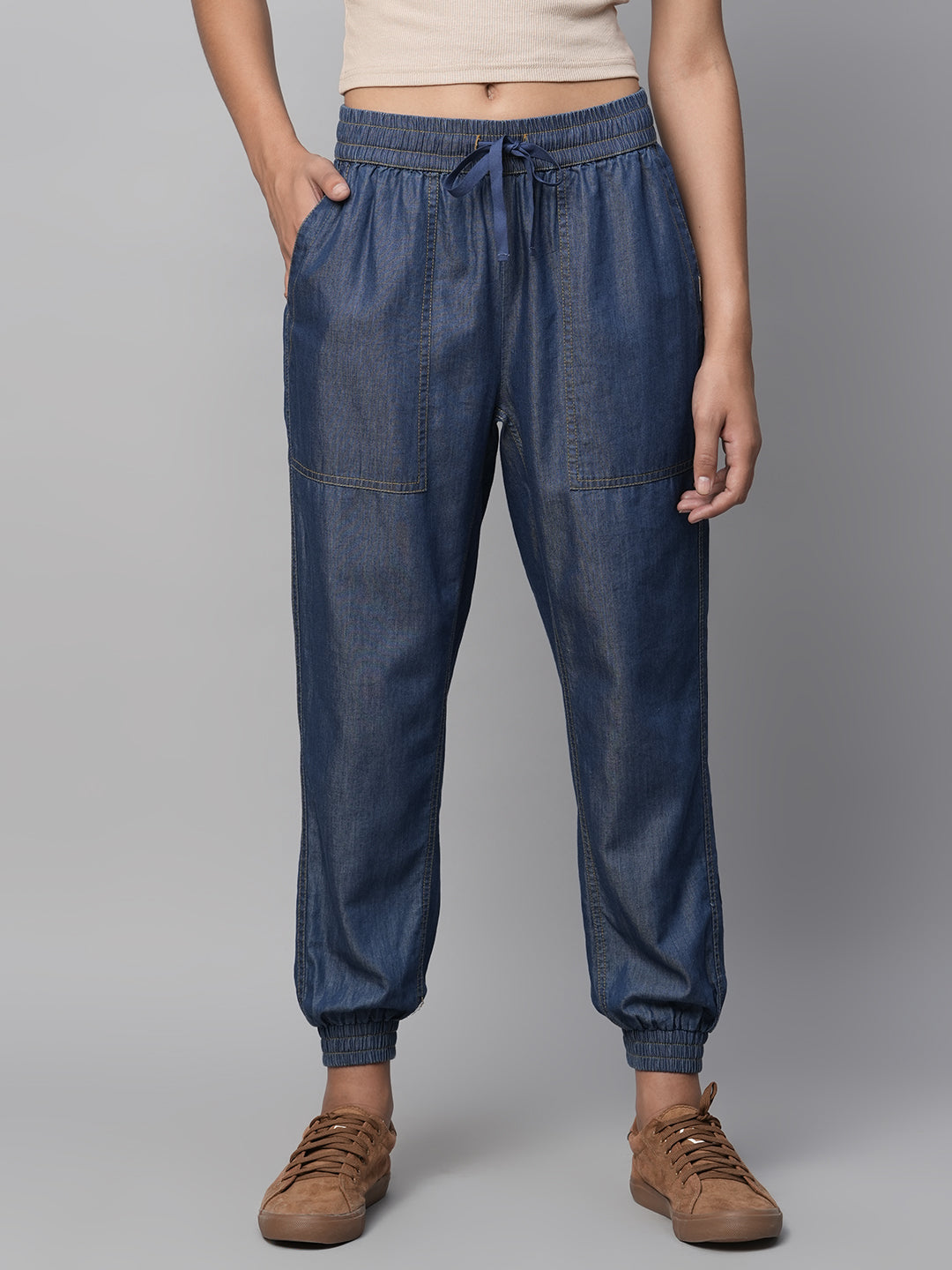 Light Weight Cotton Tencel Denim Jogger