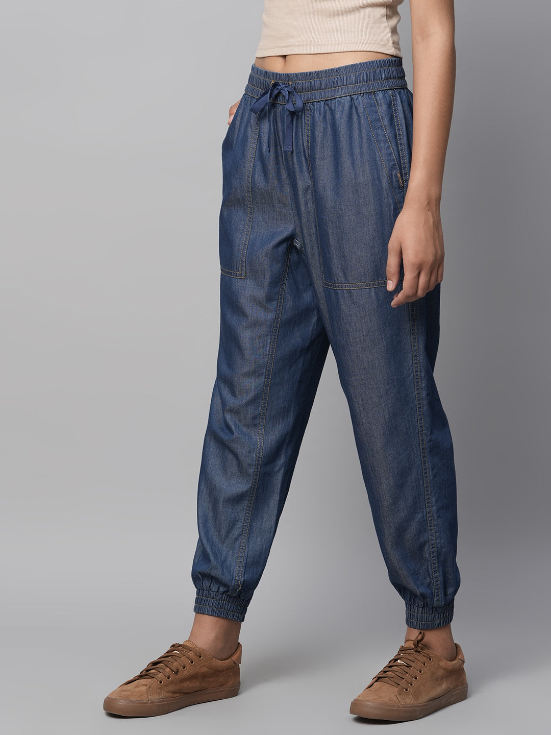 Light Weight Cotton Tencel Denim Jogger