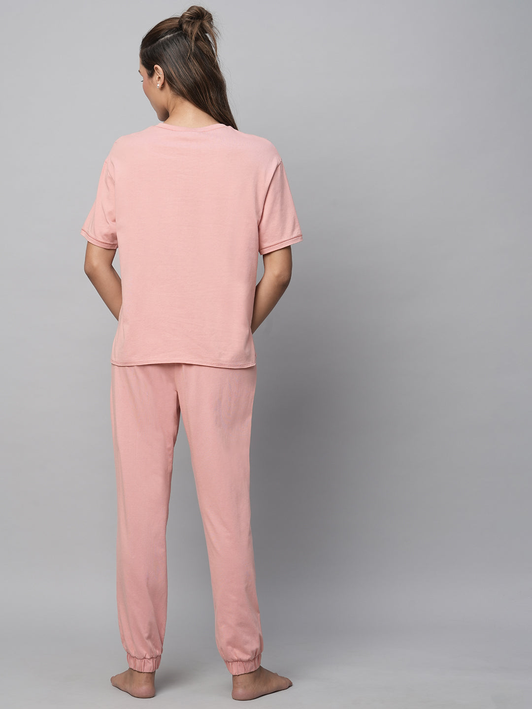 Cotton Viscose Jersey Tee And Jogger Set