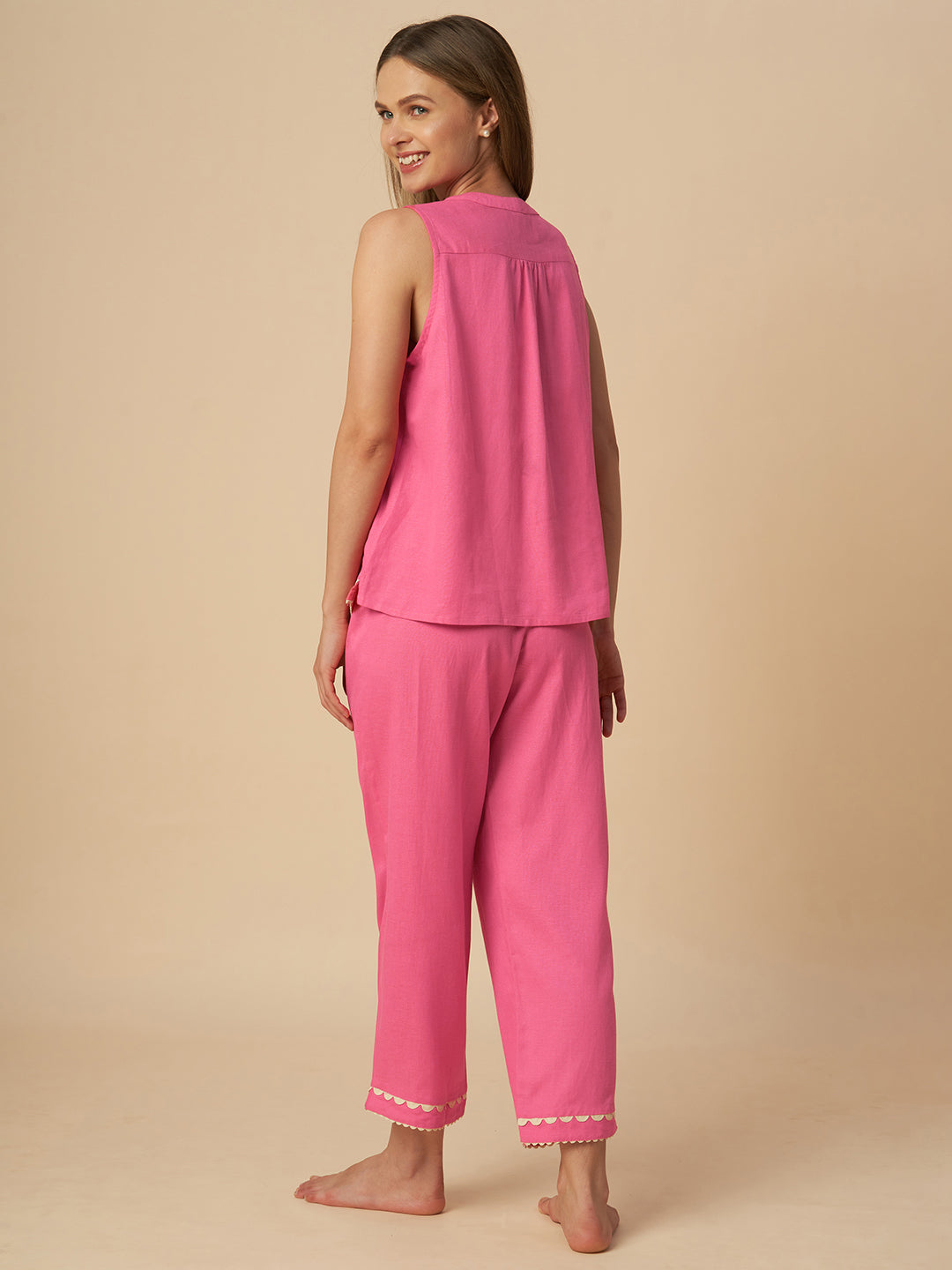 RIC RAC TRIMMED LOUNGE SET