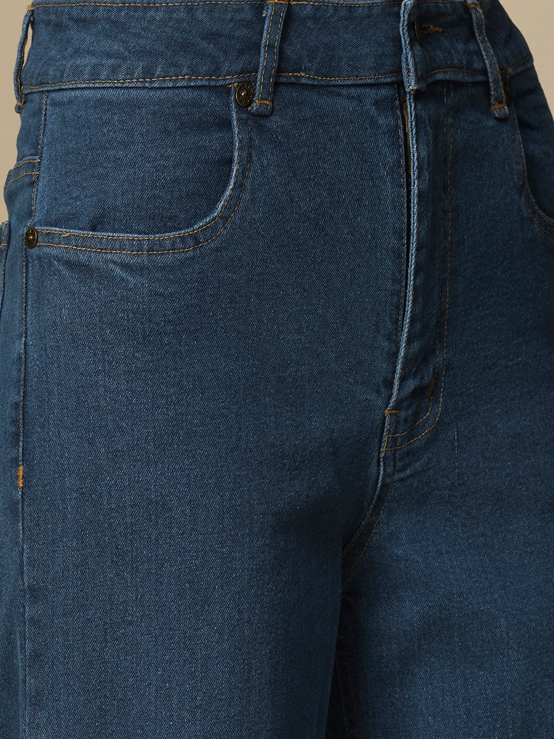 PANELLED FLARED LEG JEANS