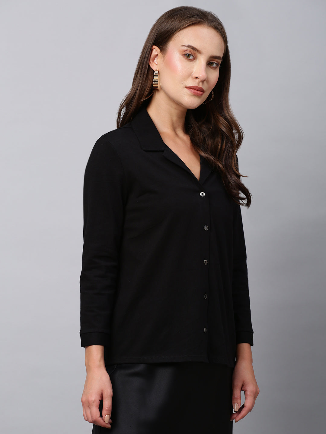Cotton Jersey Slim Fit Shirt