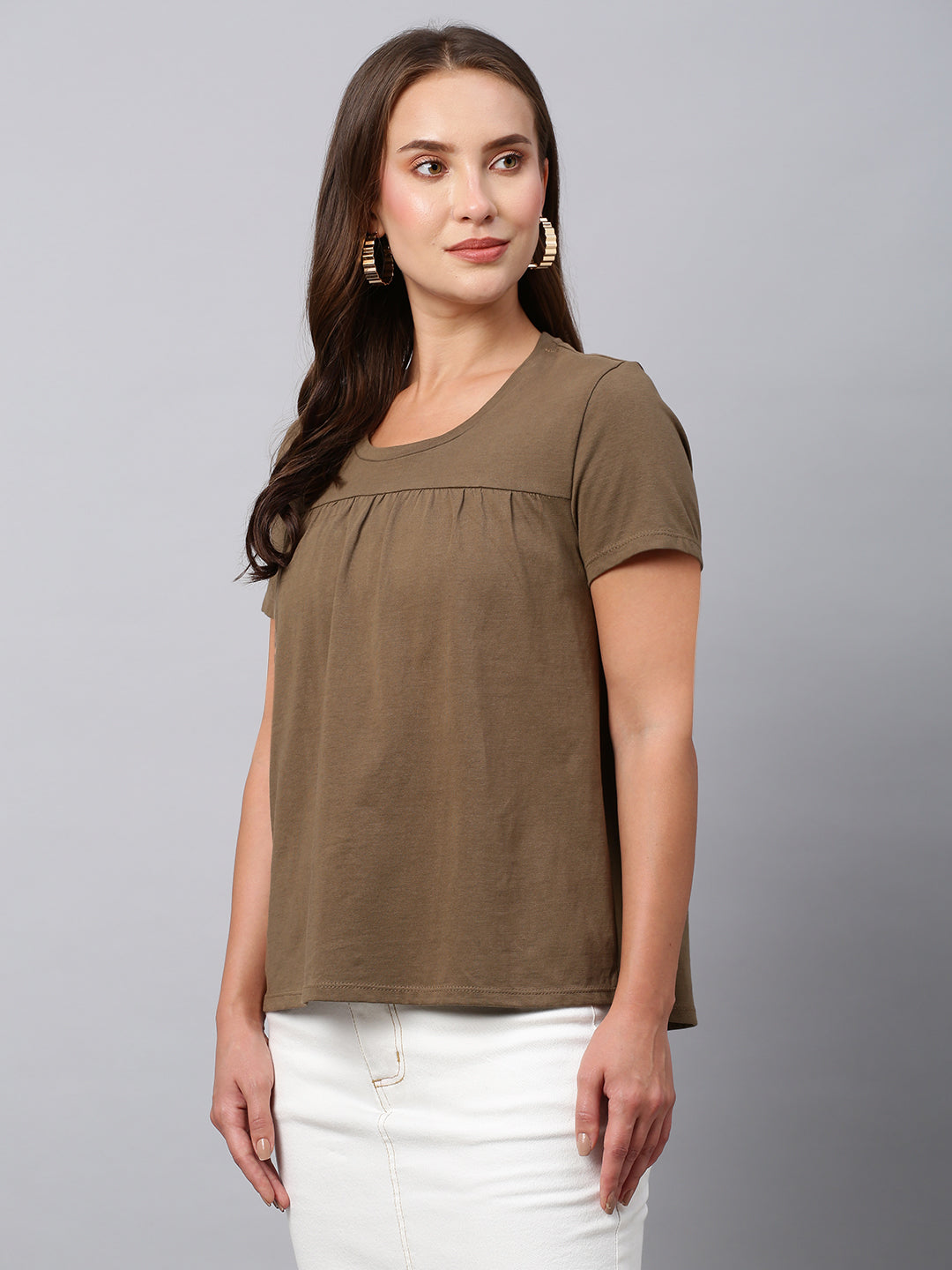 Cotton Jersey Basque Swing Tee