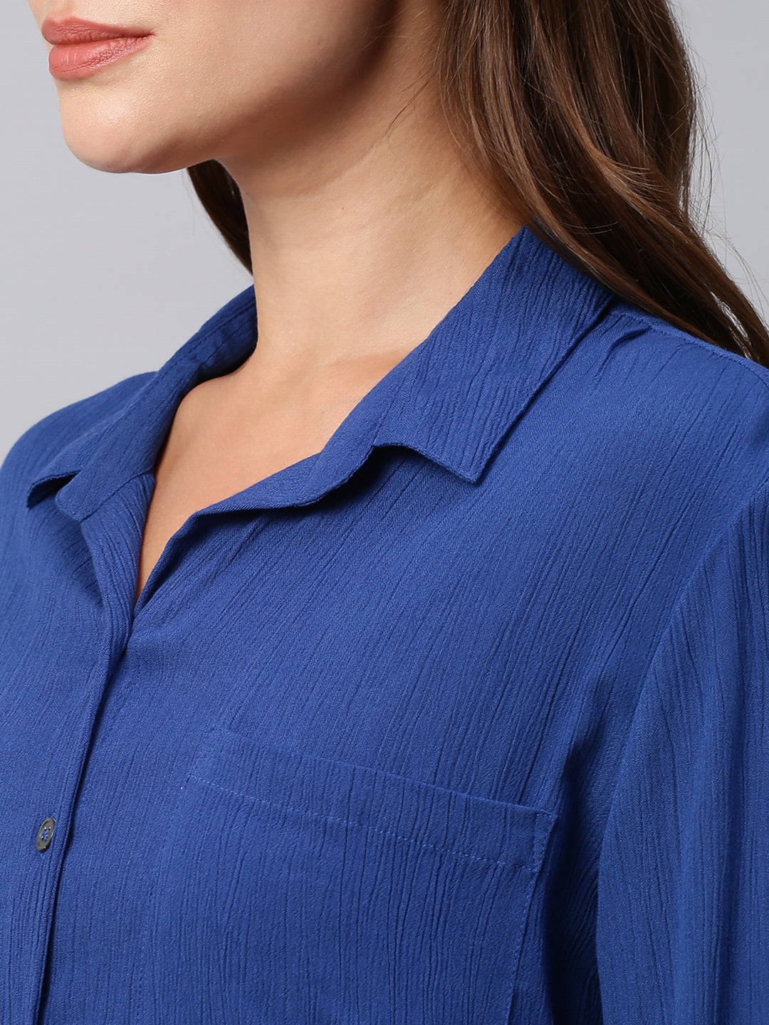 Crinkle Rayon Shirt