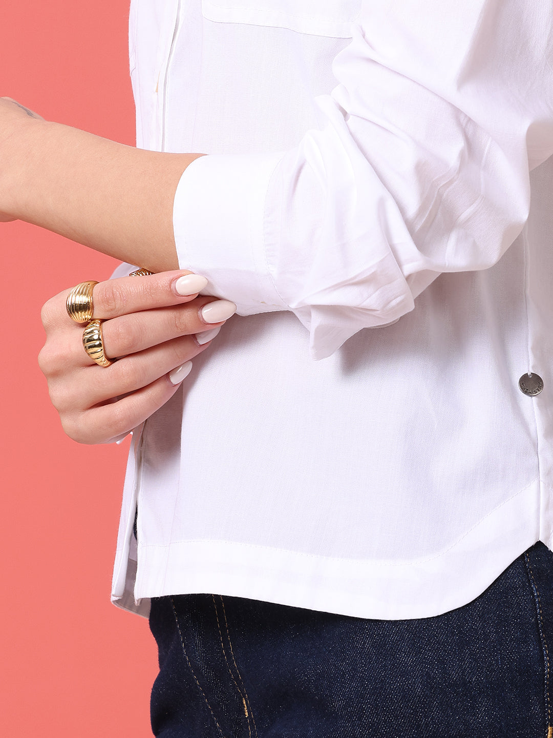 POPLIN CROPPED SHIRT