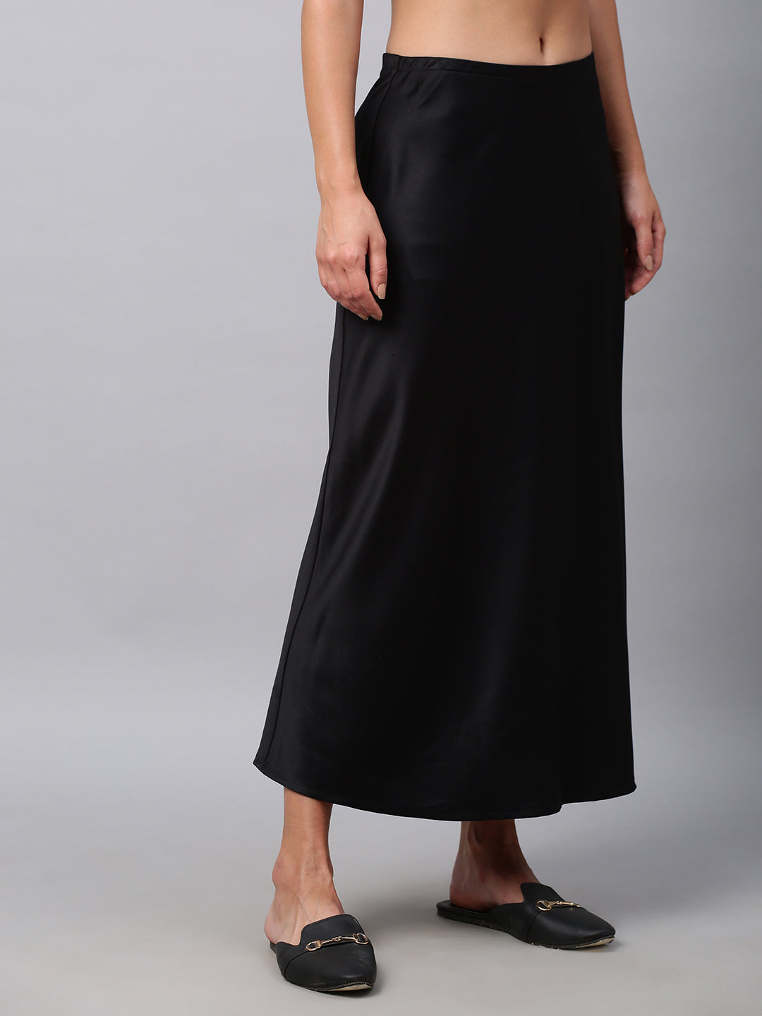 Silk Satin Bias Cut Skirt