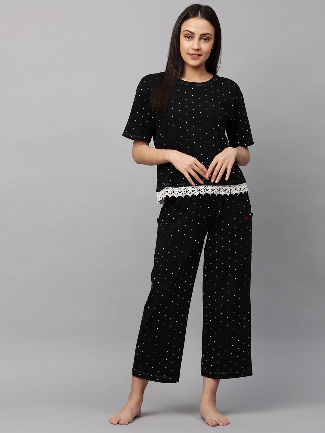 Printed Night Suit