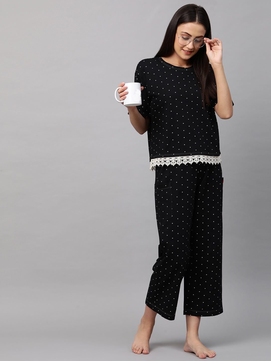 Printed Night Suit