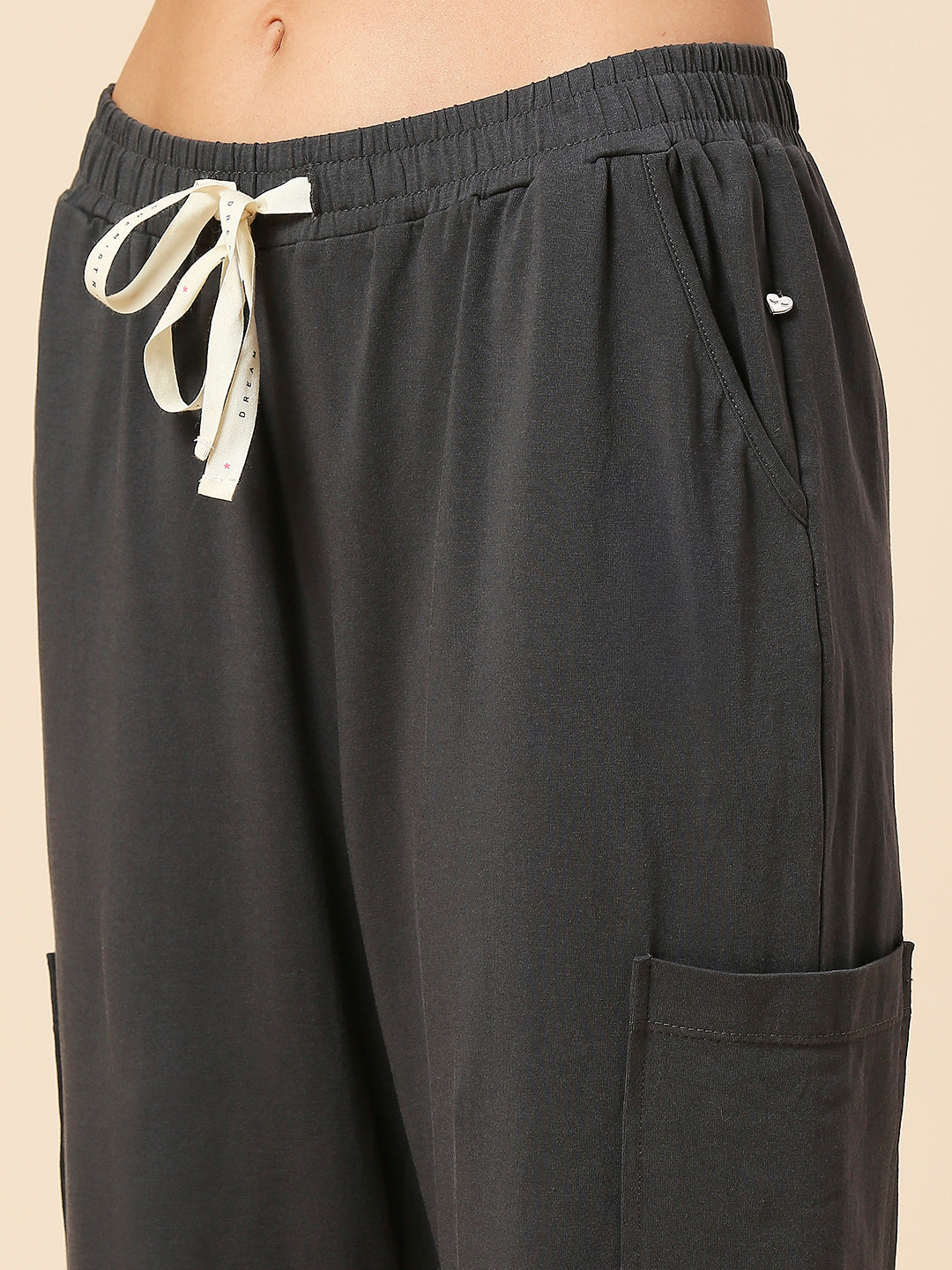 COTTON LYCRA CARGO POCKET JOGGERS