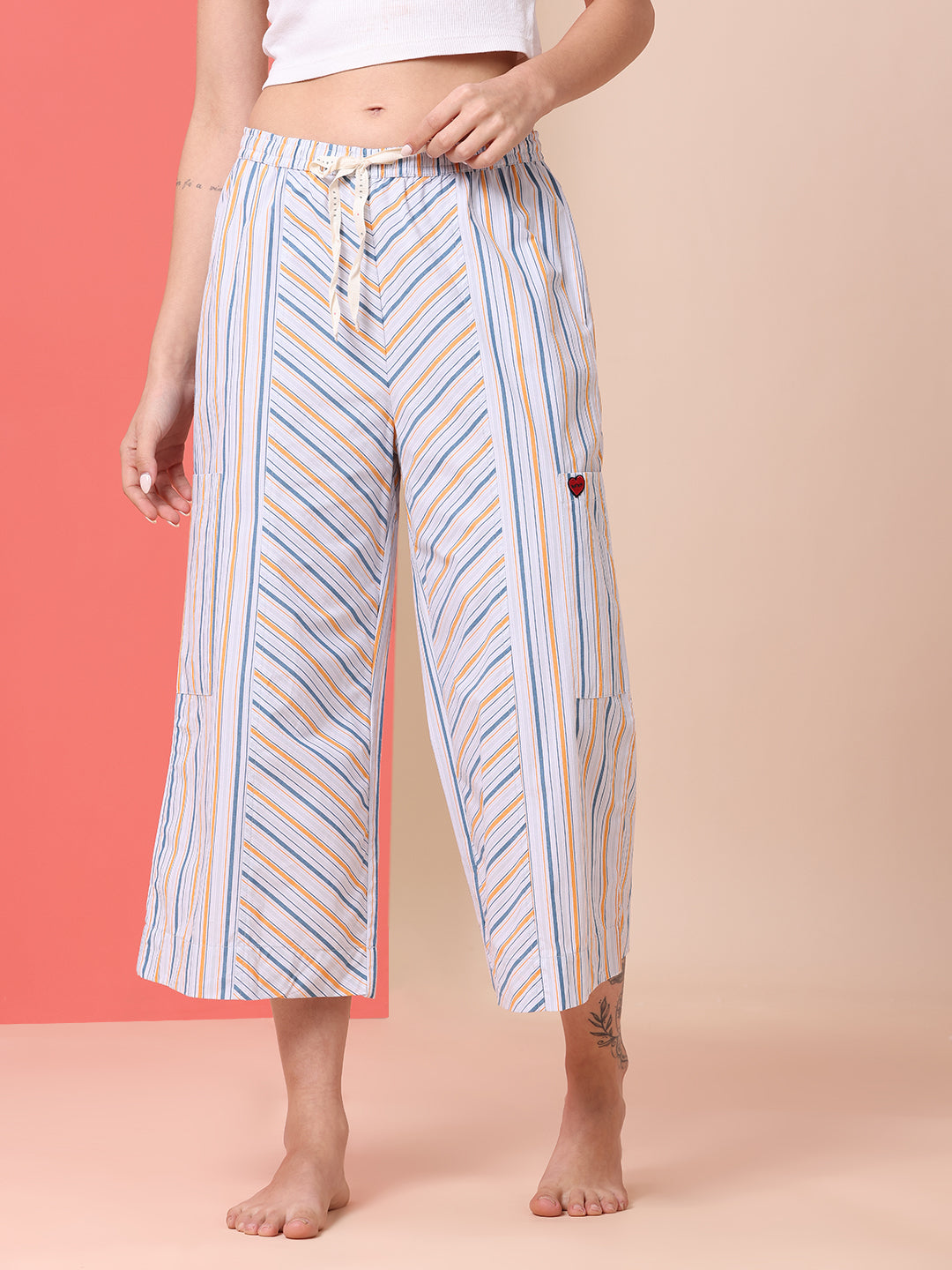 STRIPED CARGO PJ'S