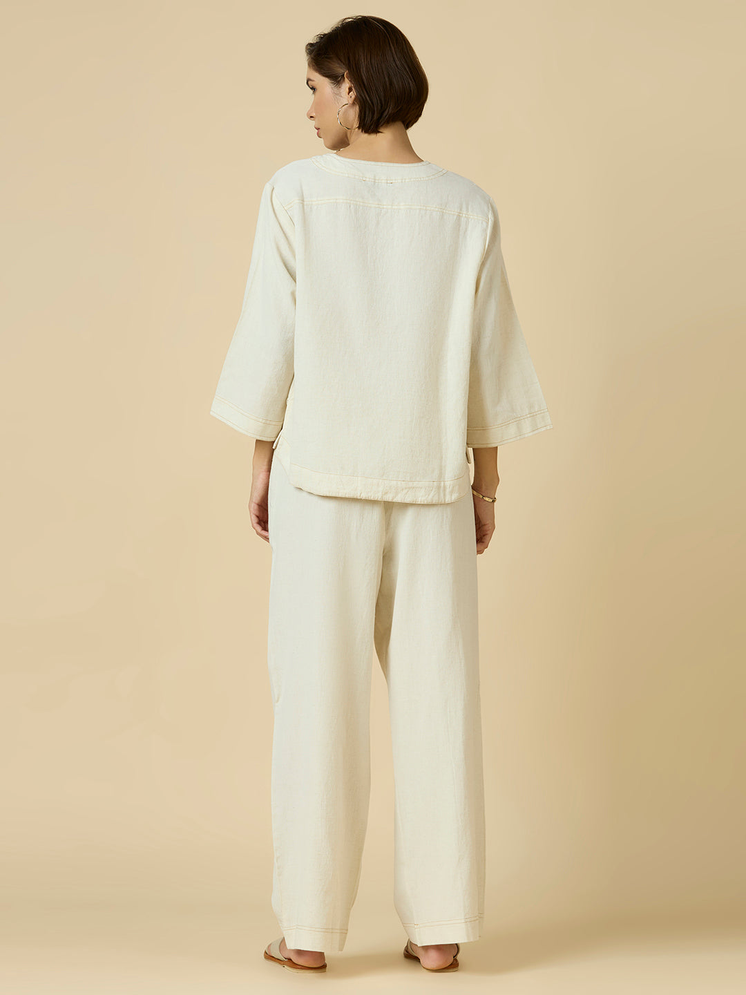 COTTON LINEN LOUNGE SET