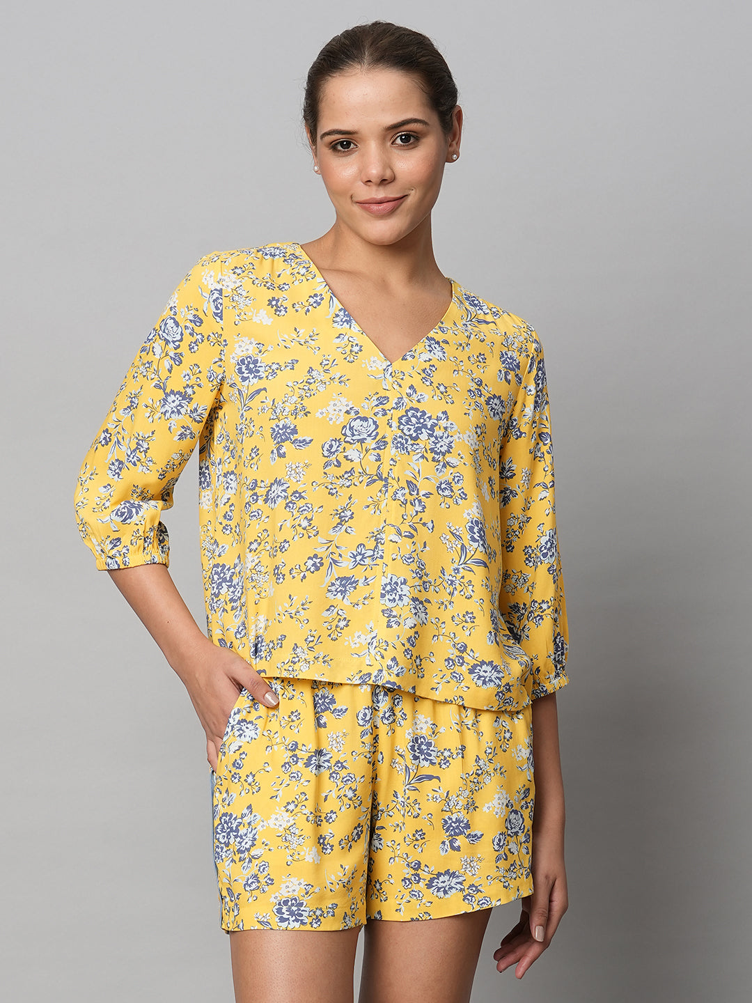 Rayon Floral Printed Short Set