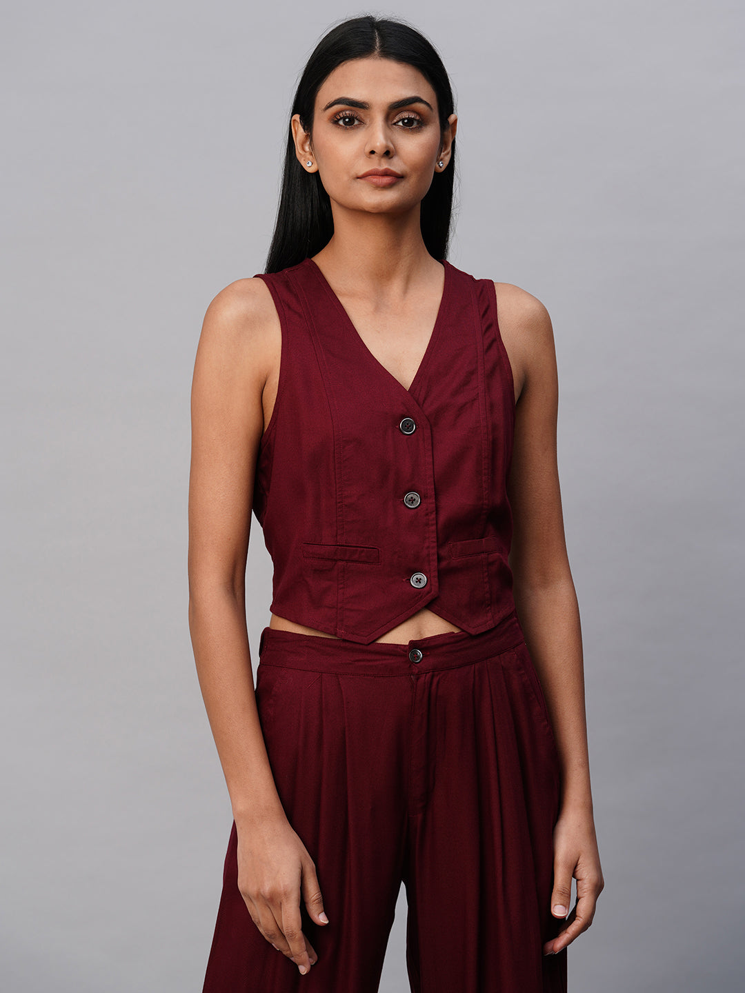 Rayon Twill Waist Coat