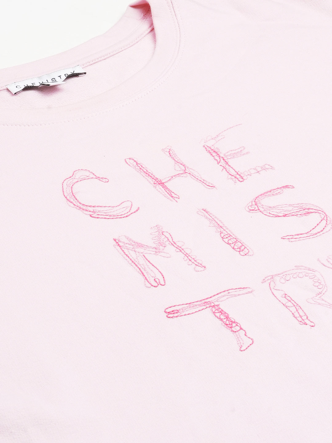 Graphic Printed Cotton Terry Drop Shoulder Cropped Box Tee