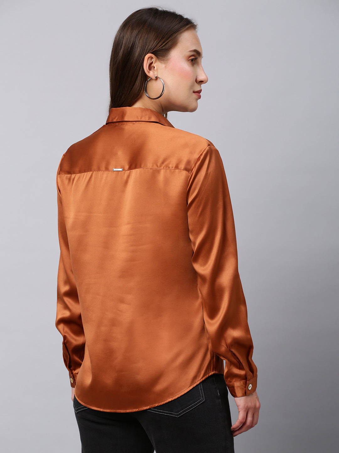 Satin Slim Fit Shirt