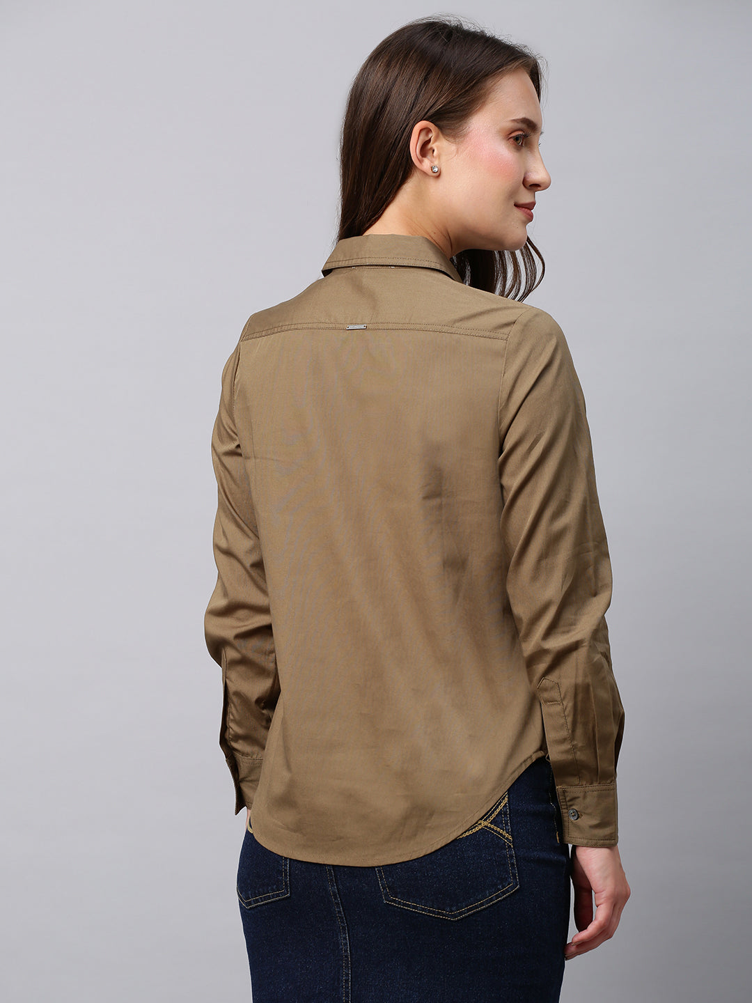 Cotton Poplin Slim Fit Shirt