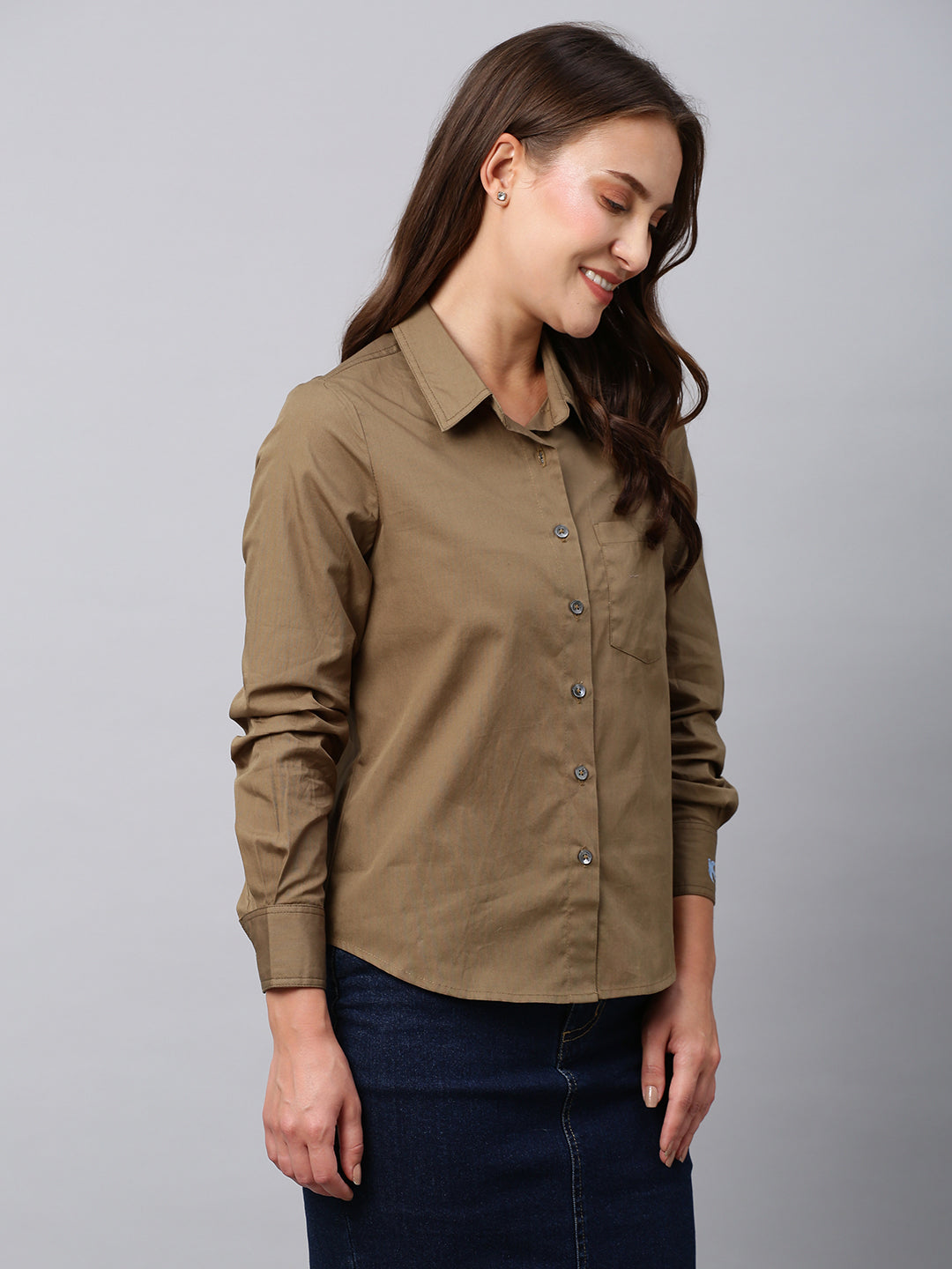 Cotton Poplin Slim Fit Shirt