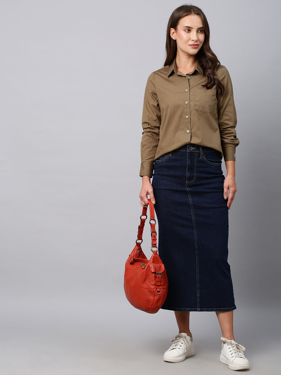 Cotton Poplin Slim Fit Shirt