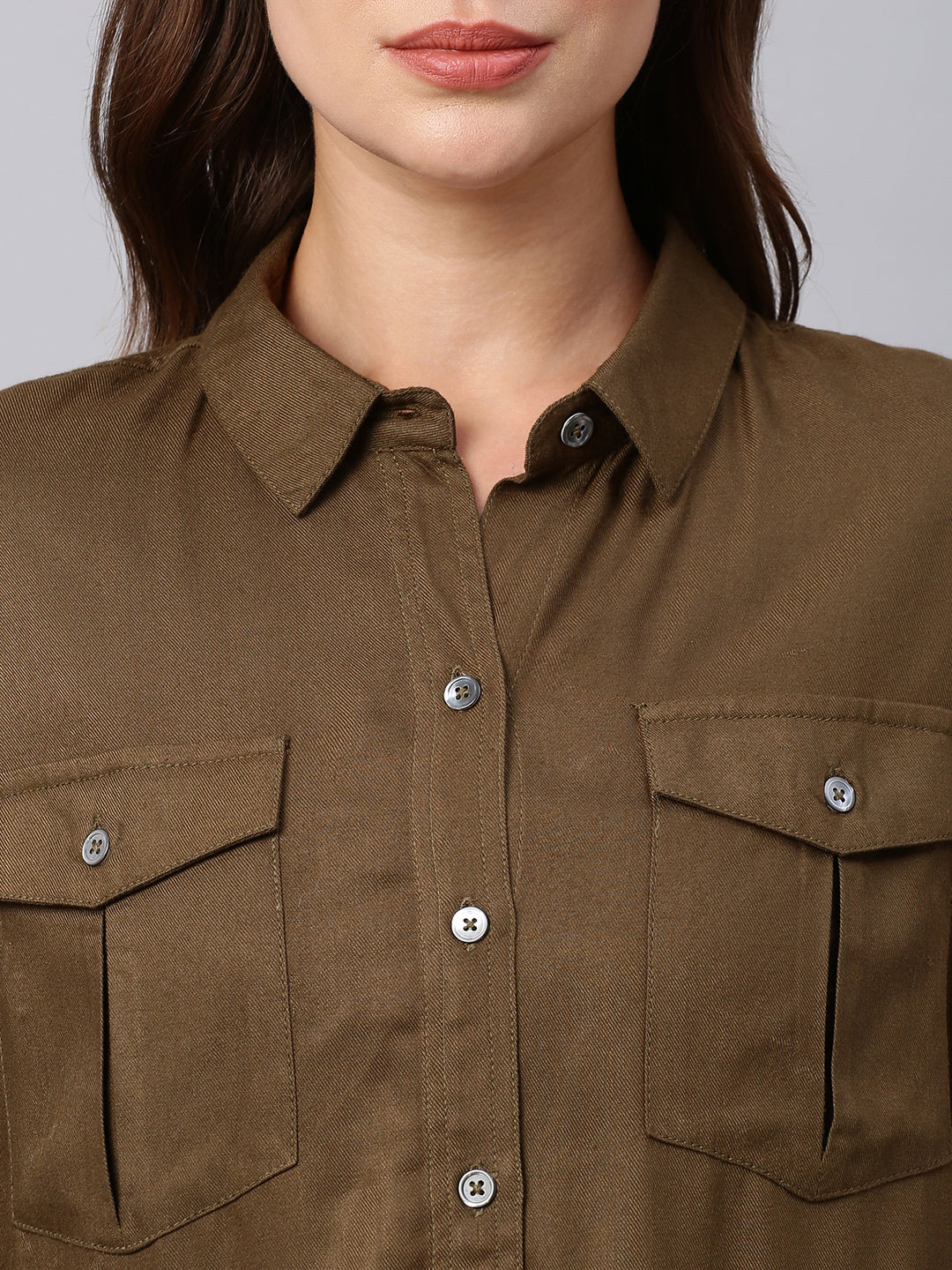 Rayon Twill Regular Fit Shirt