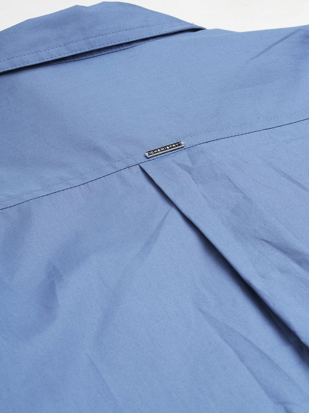 Cotton Poplin Slim Fit Shirt W/ A High Low Hemline