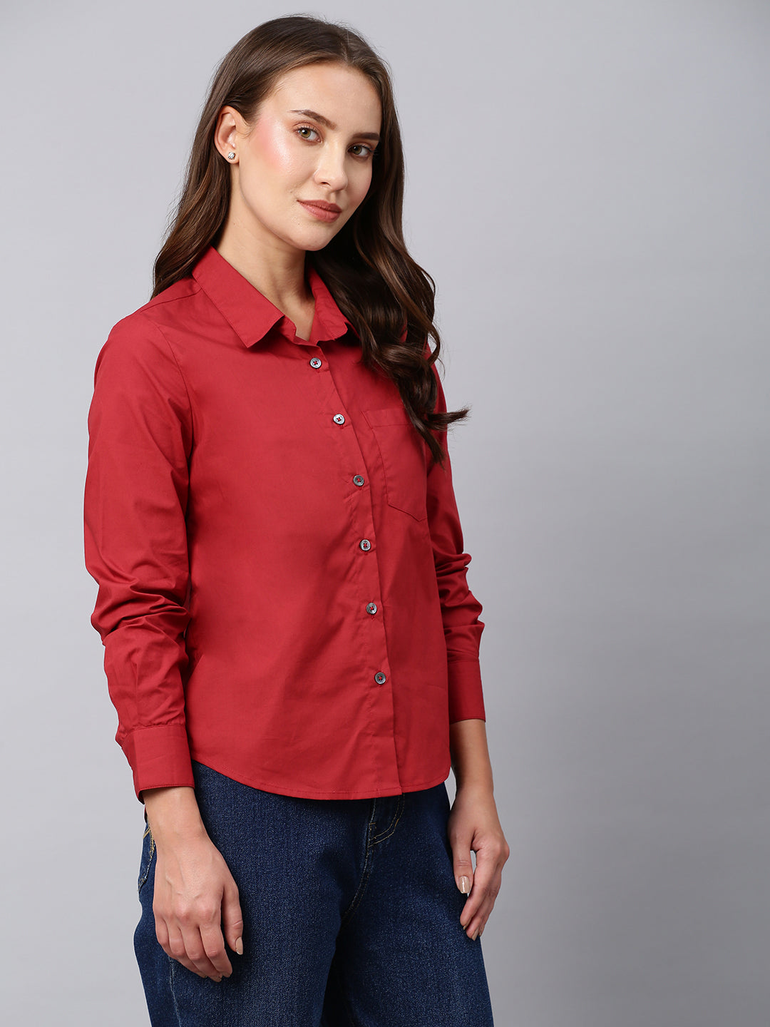 Cotton Poplin Slim Fit Shirt