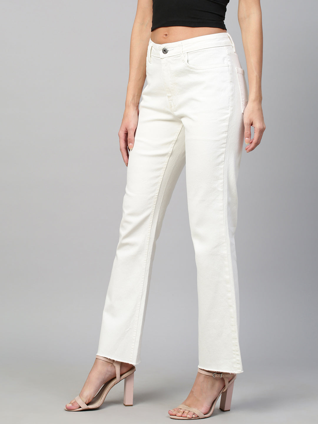 MID RISE BOOT CUT JEANS