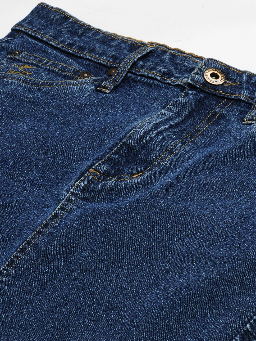 Medium Wash 5 Pocket Denim Pencil Skirt