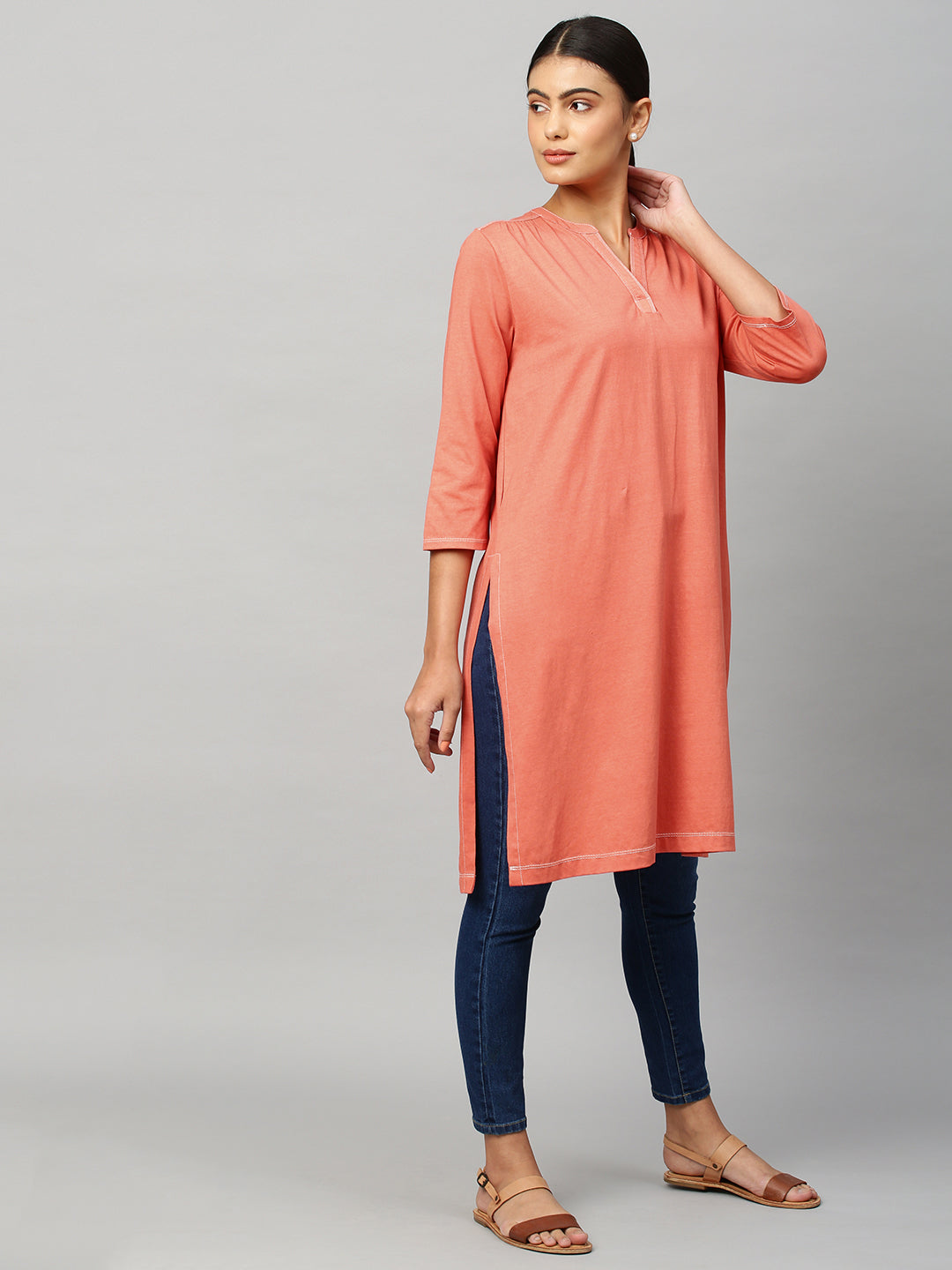 Cotton Jersey Knit Kurta