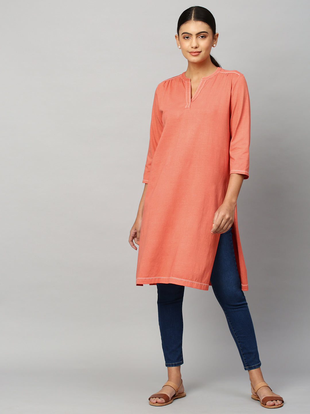 Cotton Jersey Knit Kurta