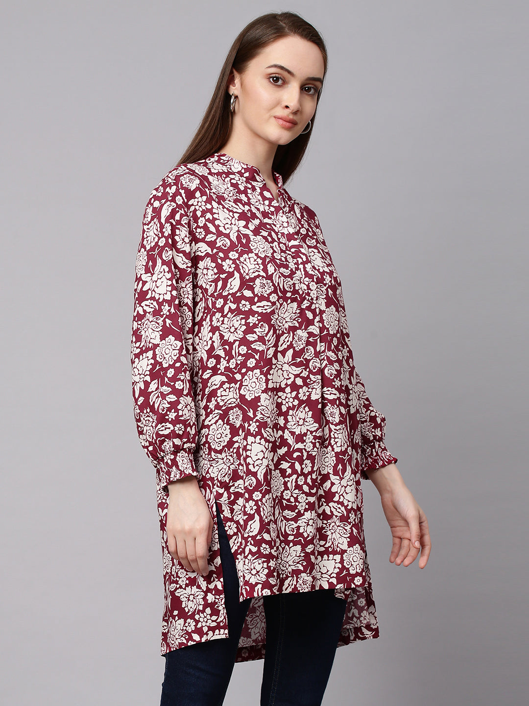 Printed Rayon Pop Over Kurta