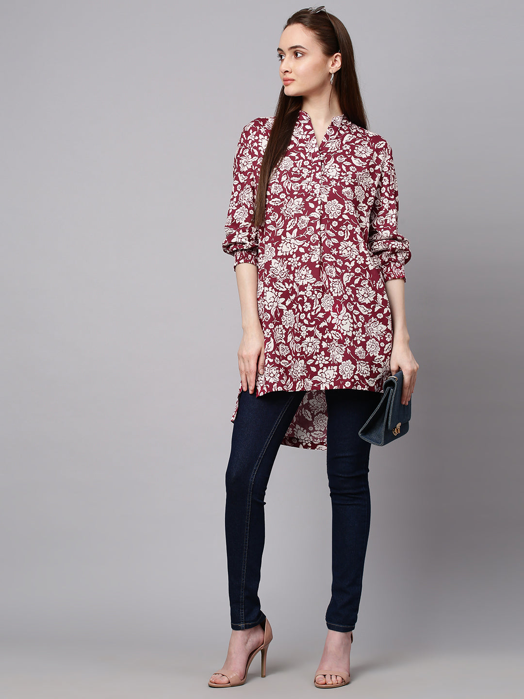 Printed Rayon Pop Over Kurta
